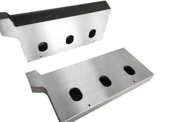 গুণমান  Steel Sheet Metal Cutting Shear Blades Flying Shear Cutting For Rebars কারখানা