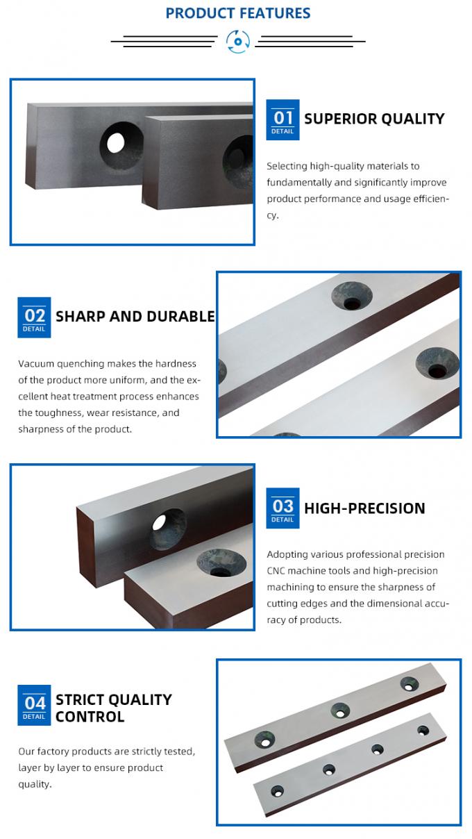 ইন্ডাস্ট্রিয়াল হাইড্রোলিক রিবার কাঁচি ব্লেডস 1