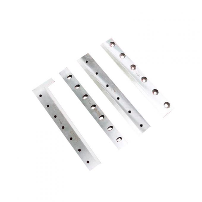 OEM শিল্প সোজা ছিদ্র টংস্টেন ইস্পাত ঠান্ডা শীট ধাতু কাটার গিলোটিন কাগজ কাটার মেশিন ব্লেড 0