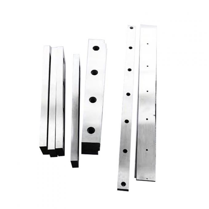 OEM শিল্প সোজা ছিদ্র টংস্টেন ইস্পাত ঠান্ডা শীট ধাতু কাটার গিলোটিন কাগজ কাটার মেশিন ব্লেড 1