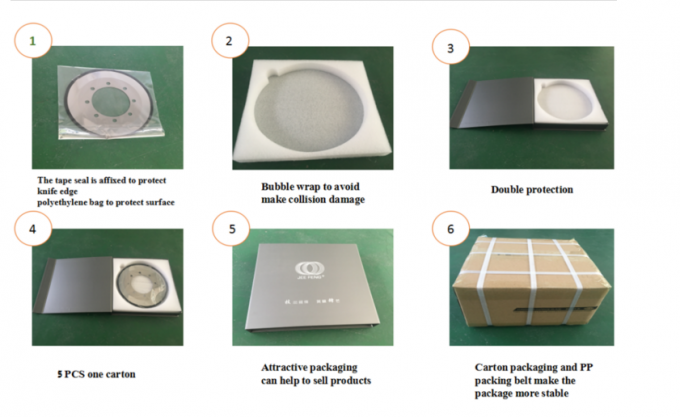 স্লিটার ব্লেড গোলাকার / গোলাকার ছুরি গোলাকার কাটার ব্লেড 2