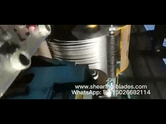 মেটাল ইন্ডাস্ট্রিয়াল রোটারি স্লিটিং স্টিল শীট মেশিন প্রক্রিয়া